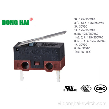 Subminiature Micro Switch Chuột Bình thường Đóng